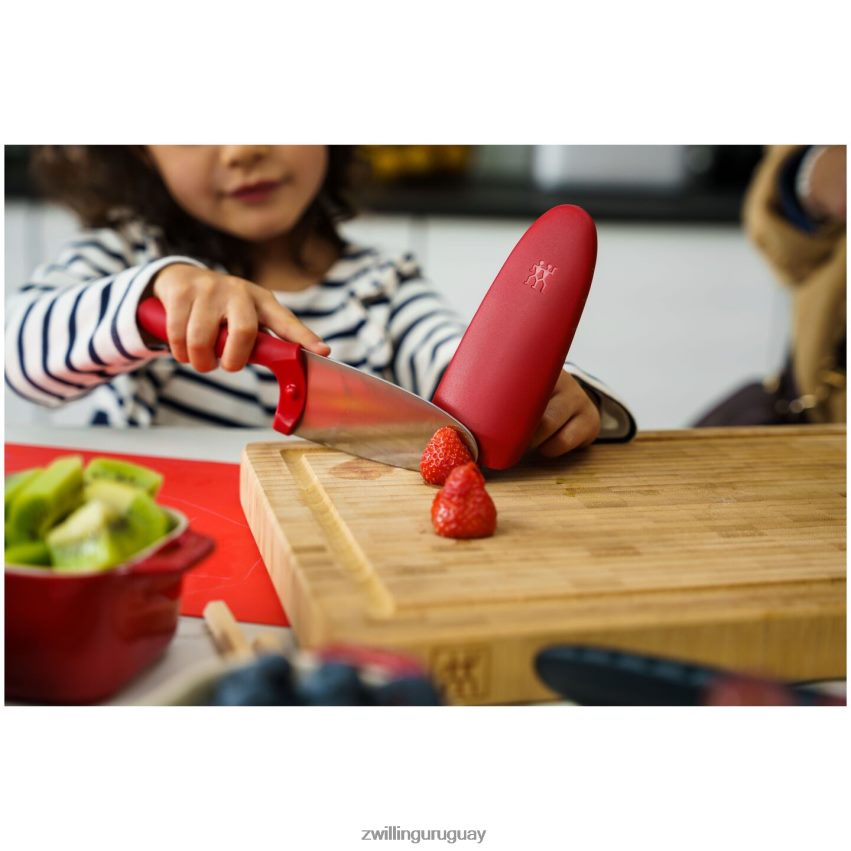 twinny 4,25 pulgadas, cuchillo de chef, rojo Zwilling cuchillería A688HF98