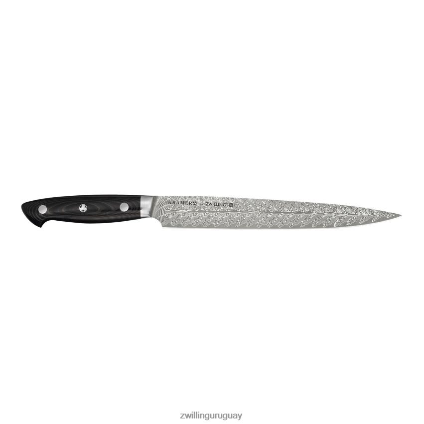 Kramer - Euroline colección damasco inoxidable de 9 pulgadas, cuchillo para rebanar/trinchar Zwilling cuchillería A688HF306