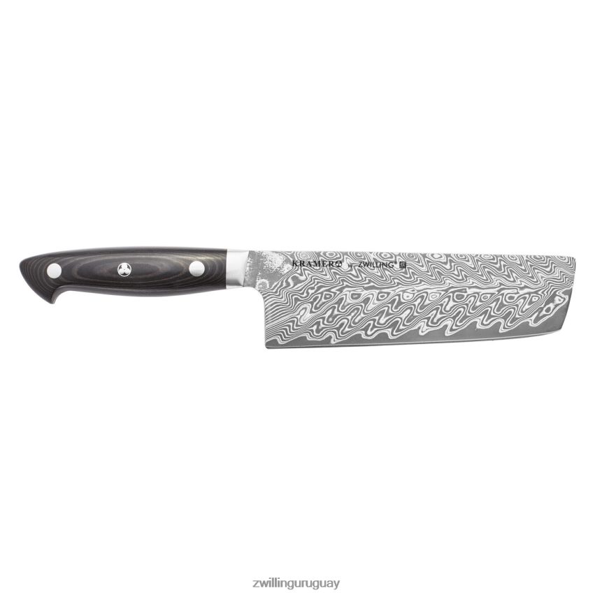 kramer - colección damasco inoxidable euroline de 6,5 pulgadas, nakiri Zwilling cuchillería A688HF75