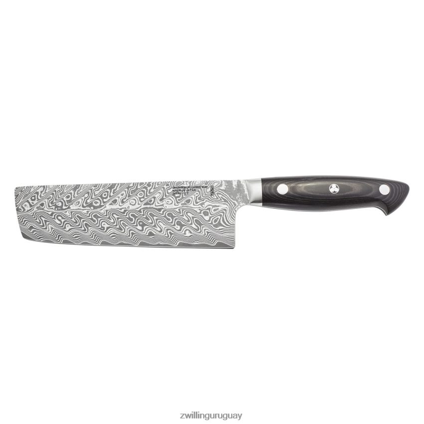 kramer - colección damasco inoxidable euroline de 6,5 pulgadas, nakiri Zwilling cuchillería A688HF75