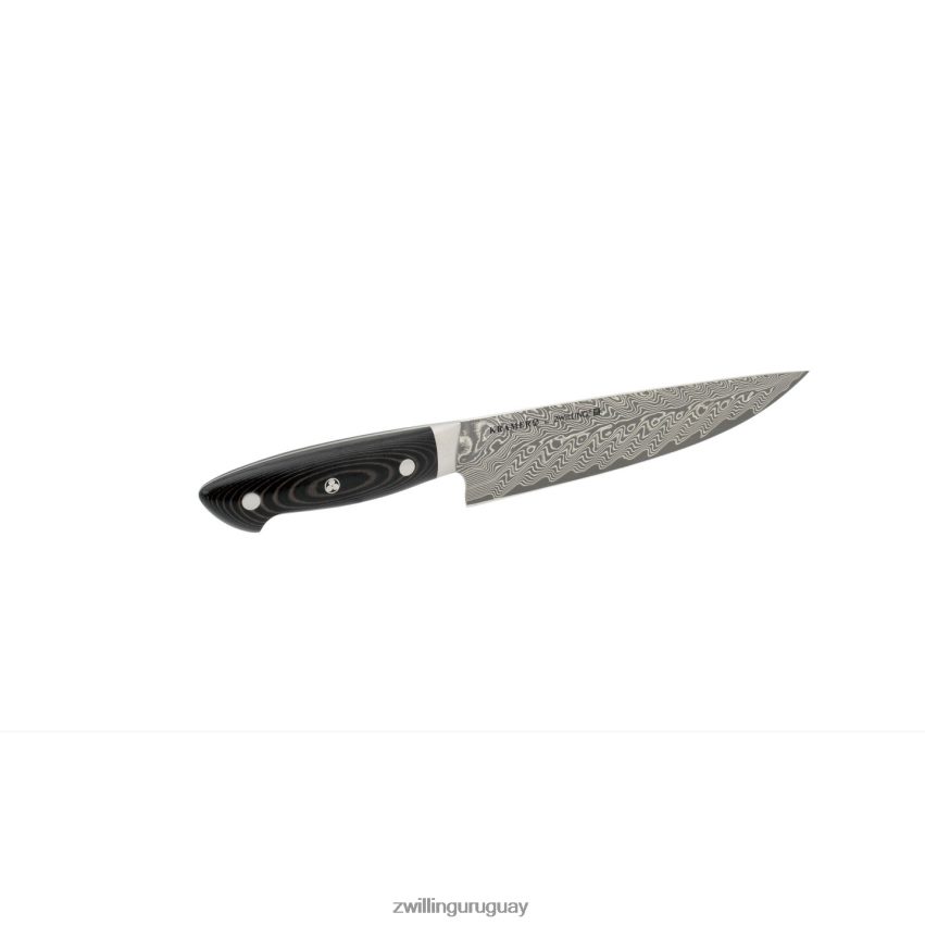 kramer - cuchillo de chef estrecho de 8 pulgadas, colección damasco inoxidable euroline Zwilling cuchillería A688HF195