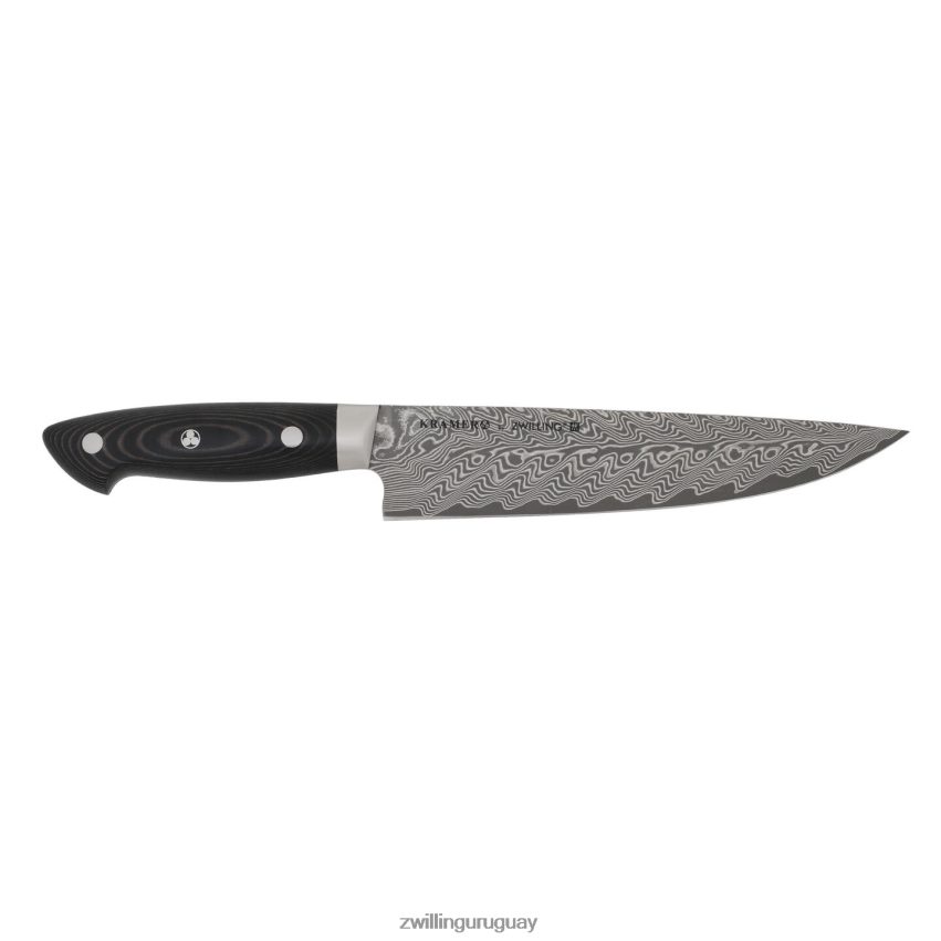 kramer - cuchillo de chef estrecho de 8 pulgadas, colección damasco inoxidable euroline Zwilling cuchillería A688HF195