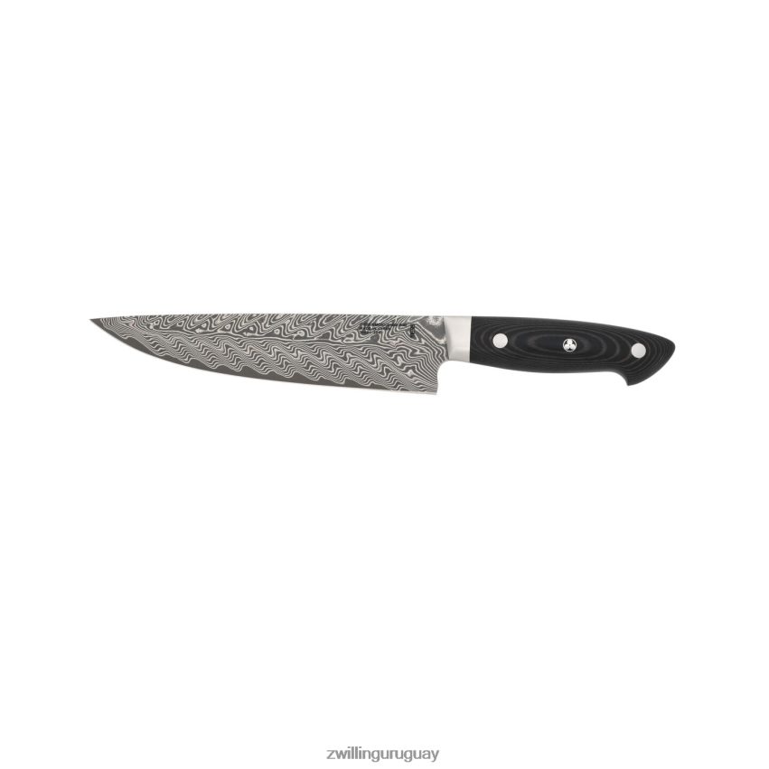 kramer - cuchillo de chef estrecho de 8 pulgadas, colección damasco inoxidable euroline Zwilling cuchillería A688HF195