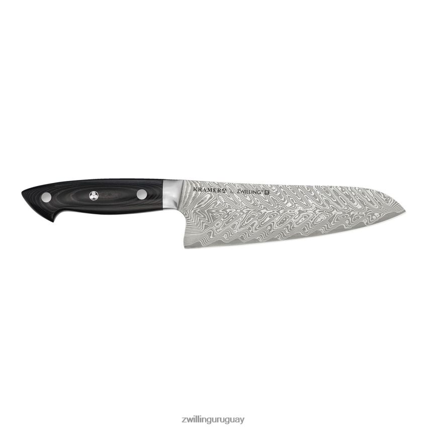 kramer - euroline colección damasco inoxidable cuchillo santoku de borde fino de 7 pulgadas Zwilling cuchillería A688HF129