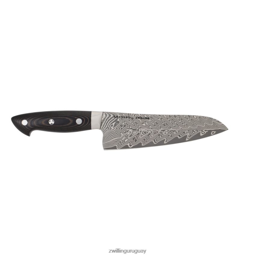 kramer - euroline colección damasco inoxidable cuchillo santoku de borde fino de 7 pulgadas Zwilling cuchillería A688HF129