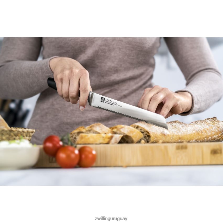 all * star 8 pulgadas, cuchillo para pan, negro mate Zwilling cuchillería A688HF340