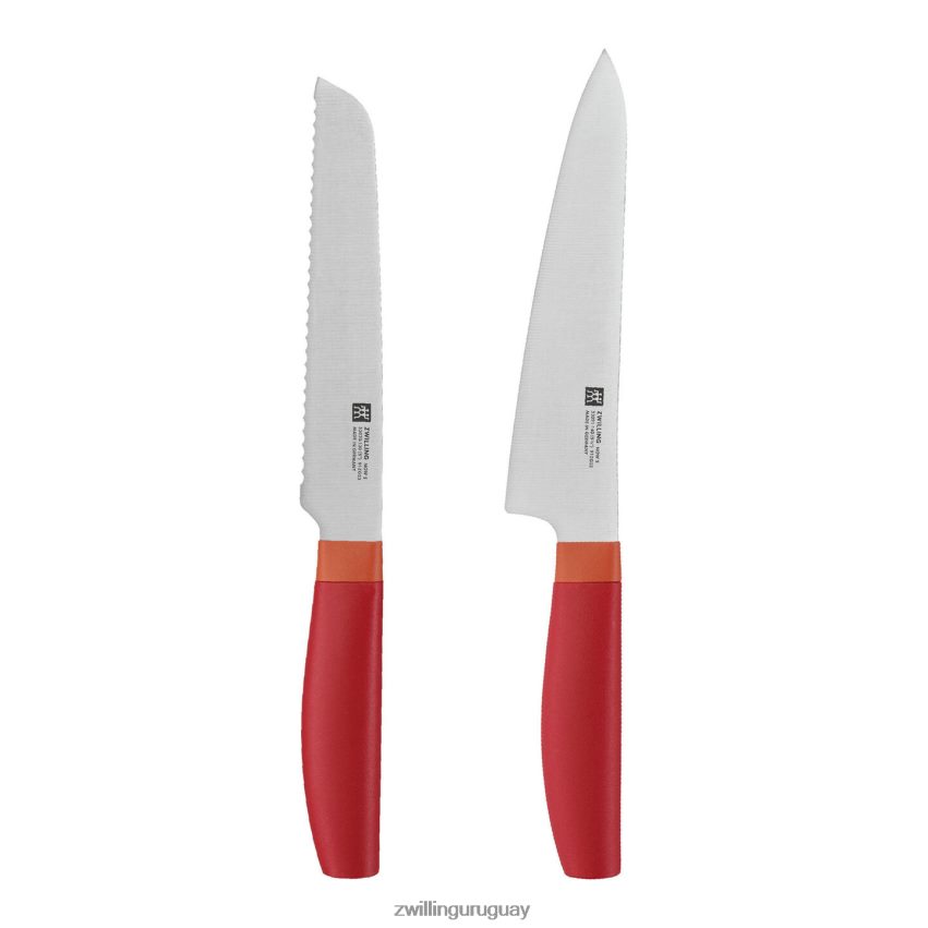 set completo now s de 2 piezas, z now s, rojo Zwilling cuchillería A688HF135