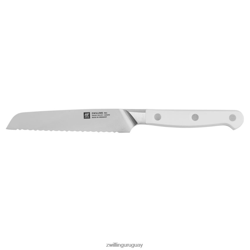 Cuchillo multiusos pro le blanc de 5 pulgadas, borde dentado Zwilling cuchillería A688HF175