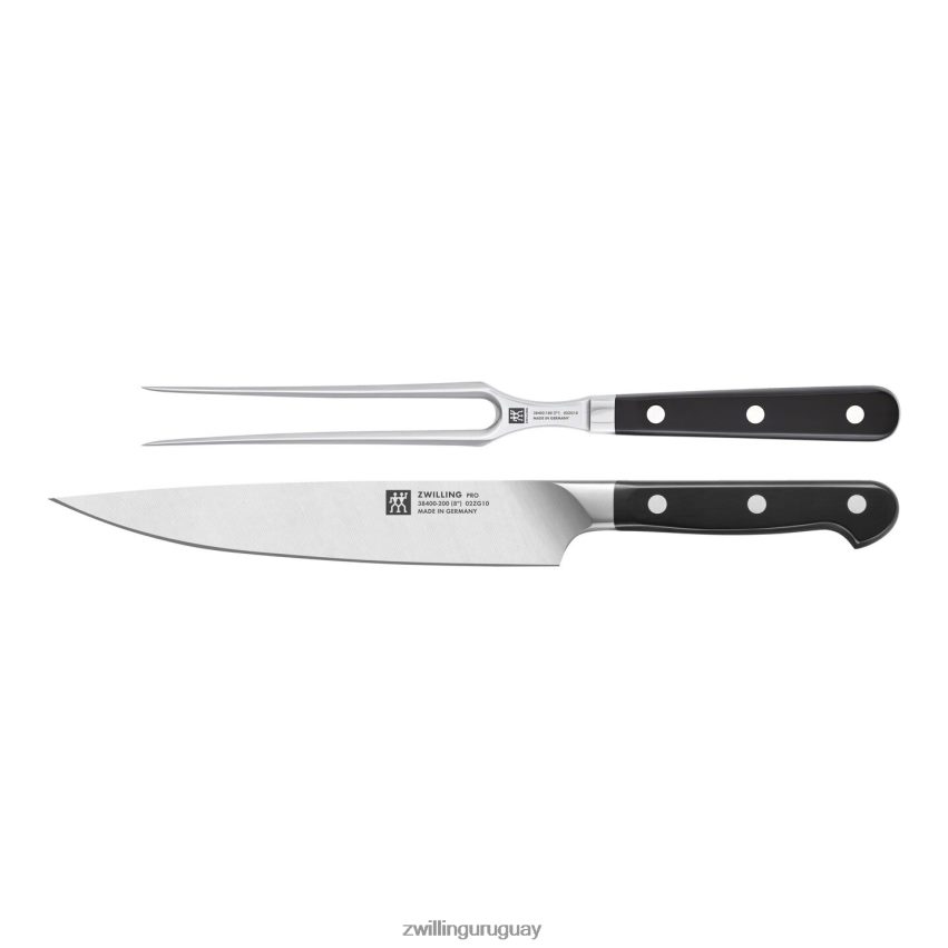 Juego de tenedor y cuchillo para trinchar Pro de 2 piezas Zwilling cuchillería A688HF77