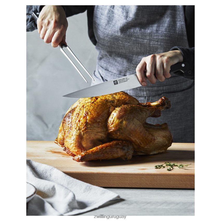 Juego de tenedor y cuchillo para trinchar Pro de 2 piezas Zwilling cuchillería A688HF77