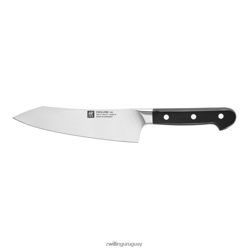 Santoku mecedor profesional de 7 pulgadas, borde fino Zwilling cuchillería A688HF206