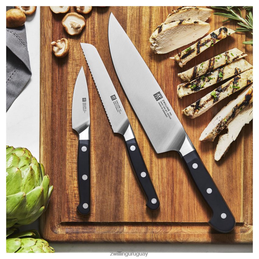 pro 3 piezas, juego de cuchillos para principiantes Zwilling cuchillería A688HF22