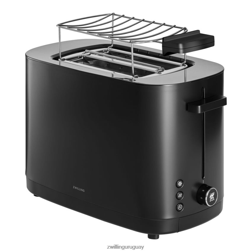 calentador de panecillos enfinigy - pequeño, 2 ranuras cortas, negro mate Zwilling electricidad A688HF592