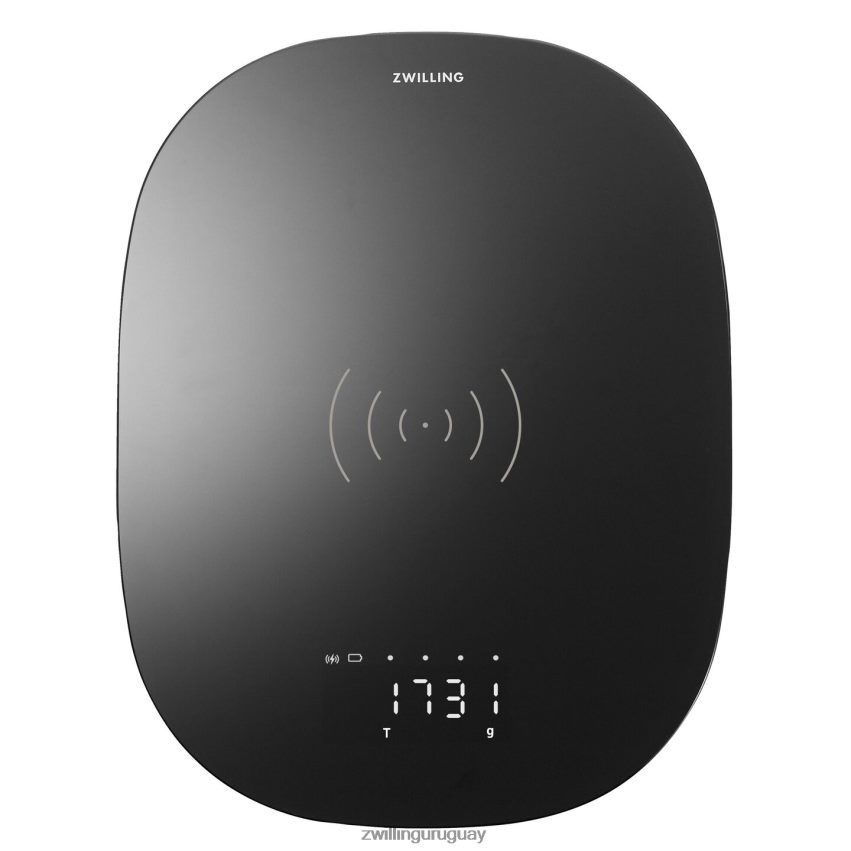 Báscula de cocina con carga inalámbrica enfinigy - negra Zwilling electricidad A688HF577